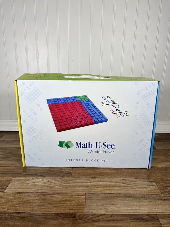 Math-U-See Other - Math-U-See Manipulatives Integer Block Kit set Demme Learning Mathematics w/ Box